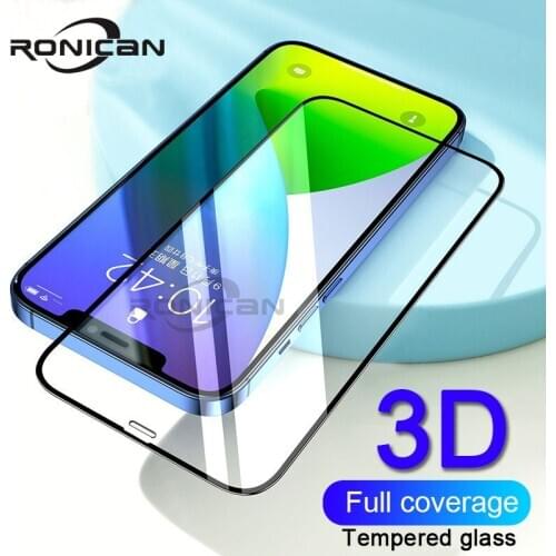 Full Cover Protective Glass For iPhone 12 Pro Max XR XS X Tempered Glass Film For iPhone 7 8 6 plus 11 5S SE 2020 Screen Glass