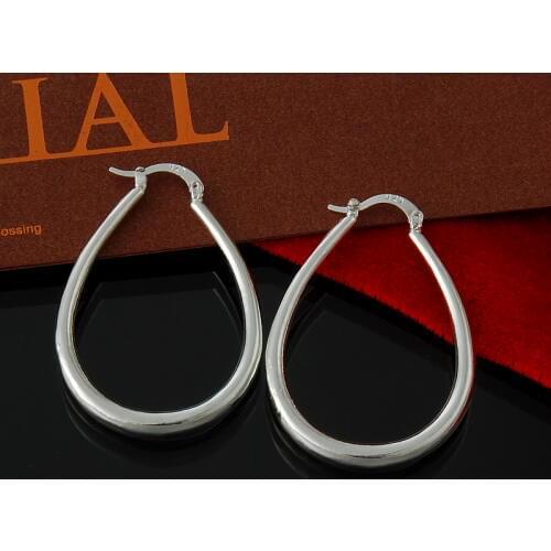 S925 jewelry 2016 cute Silver color women earrings ot selling high quality fashion jewelrhy E5335