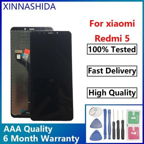 AAA Quality 5.7" IPS LCD+Frame For Xiaomi Redmi 5 LCD Display Screen Replacement For Redmi 5 LCD Assembly MDG1 MDTI MDI1