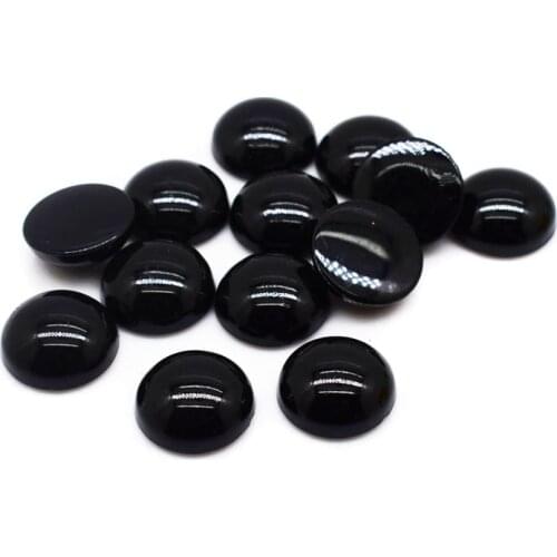 100pcs 15mm Round Flat Backs Plastic Dolls Eye DIY Craft Eyes For Dolls Making Toy/Scrapbook Eyes Amigurumi Doll Accessories