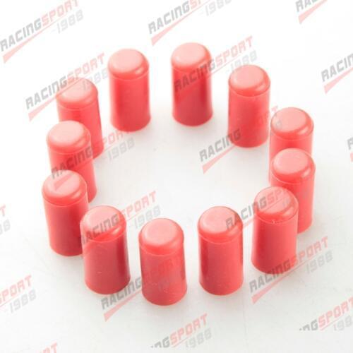 12pcs 6mm Silicone Blanking Cap Intake Vacuum Hose End Bung Plug Silicon Cap
