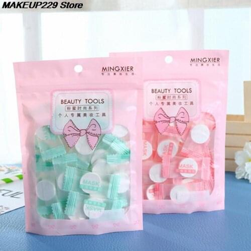 5/20/30pc/Bag Ultra-Thin Moisturizing Disposable Compression Facial Mask Cotton Facial Sheet Face Skin Care Wrapped Masks Paper