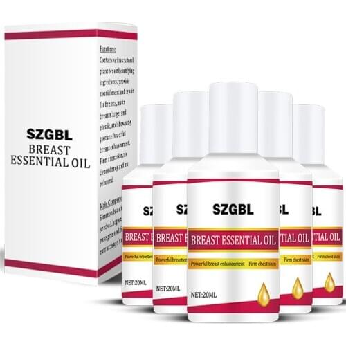 5pcs Breast Enlargement Essential Oil for Breast Growth Boobs Firming Massage Oil Beauty Products for Women Breast Enhancement