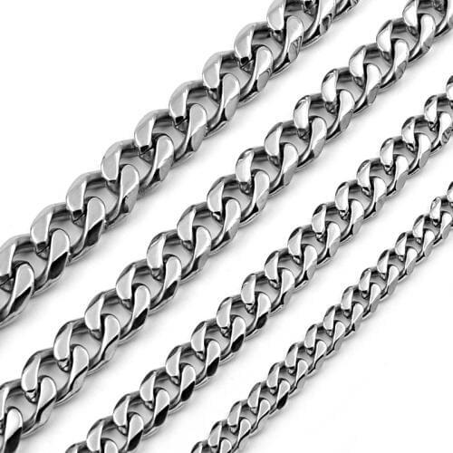 BC Mens Chain Bracelet Bangle Gold Titanium Steel Metal Free Shipping Chunky Minimalist Rapper