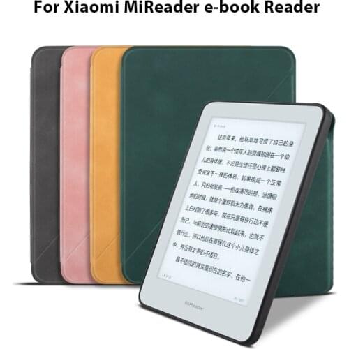Stand Case for Xiaomi MiReader e-book,6 inch Slim Cover Case for Xiao Mi e-book TPU Soft Shell e-reader Funda Capa Sleepcover