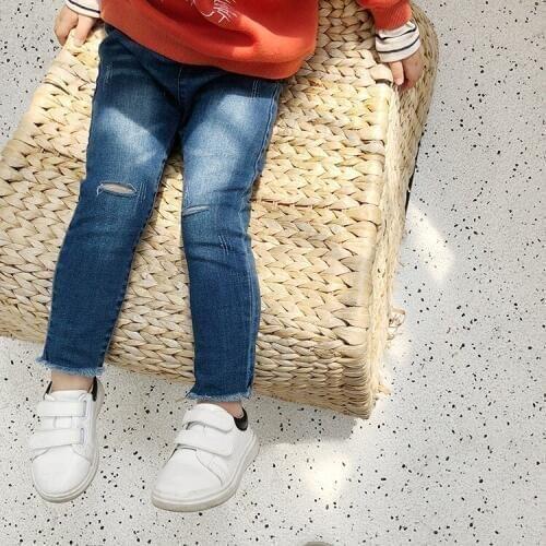 Dangdangshu Ripped Jeans For Girls