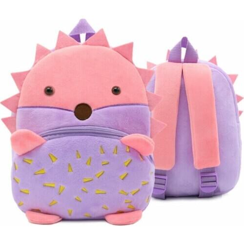 Kids Baby Animal Kindergarten Schoolbag Shoulder Bag Backpack Cartoon Animal Bag Children Girls Boys Soft Preschool Bags