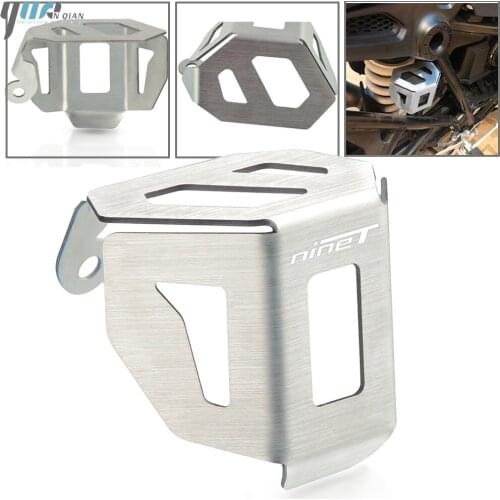 FOR BMW R nineT Pure 2016-2020 1N12 K21 R nineT Racer 2016-2020 1N12 K32 Rear Brake Pump Fluid Tank Reservoir Guard Protector