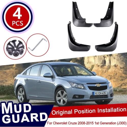 For Chevrolet Cruze J300 2008~2015 Car Mud Flaps Front Rear Mudguard Splash Guards Fender Accessories 2010 2011 2012 2013 2014