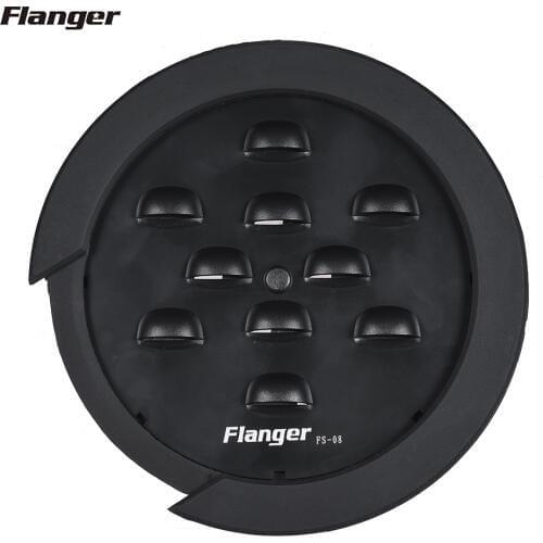 Flanger FS-08 Guitar Soundhole Sound Hole Cover Block Feedback Buffer Black for EQ Acoustic Folk Guitars