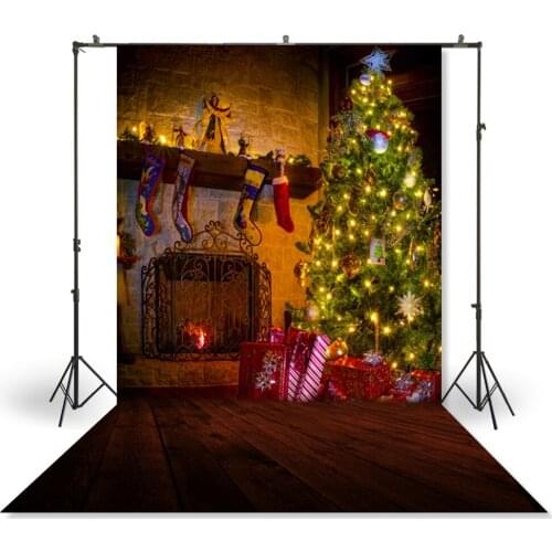 HUAYI Photography Backdrop Newborns Baby Child Photo Booth Background Christmas Holiday Family Party Photo Backdrops XT-4725