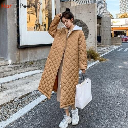 Женские осенние парки HARTUPEETU China At AliExpress