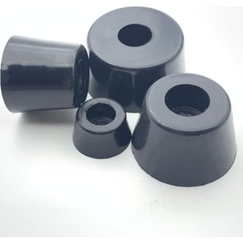 200PCS/1LOT Tapered Rubber Mats Shock-Absorbing Foot Pads Anti-Collision For Furniture Tables Chairs Instrument Chassis