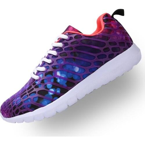Women Sneakers Casual Mesh Shoes Breathable Non-slip Women Sneakers Outdoor Sports Shoes Large Size 35-46