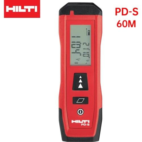 HILTI Laser Distance Meter PD-S Rangefinder Range Finder Hunting Digital Handheld 60m Tape Measure Tool Area Laser Rangefinder
