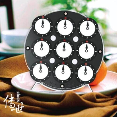 QiYi Magnetic Clock cube Professional Puzzle Magic Cube cubo megico baby kids toys toy brand time megnetico professional learn