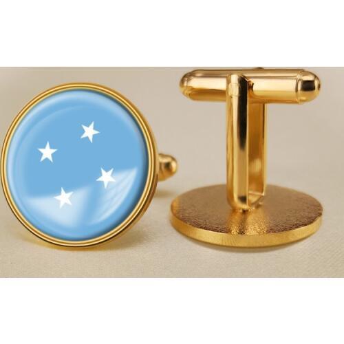 Micronesia/Micronesian Flag Cufflinks