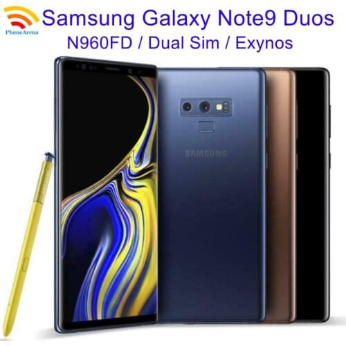 Samsung Galaxy Note9 Note 9 Duos N960FD 【98% New】 Dual Sim Global Version 6.4" RAM 6/8GB ROM 128/512GB NFC 4G LTE Cell Phone