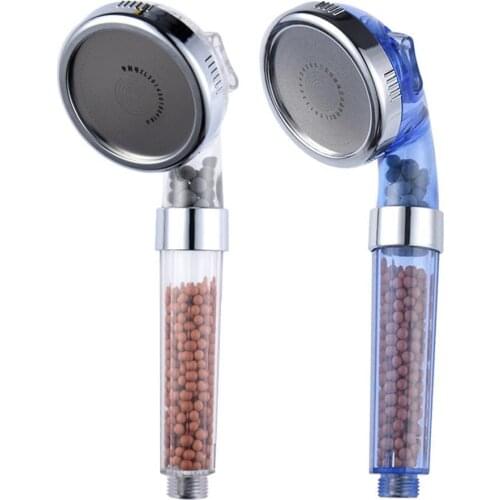 Rain Shower Head High Pressure Three-level Adjustment Shower Sprayer Filtration Water Booster Bath Water Saving Shower Hand