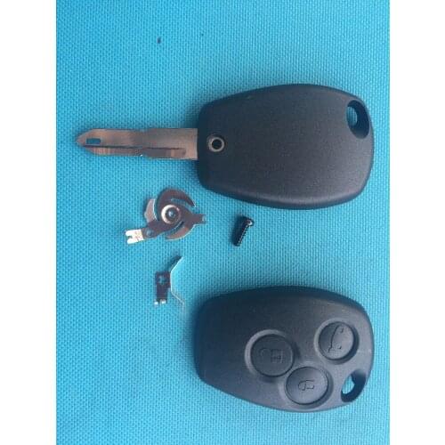 5Pcs/Lot New Replacement Shell Cover For Renault 3 Three Button Remote Key Blank Case Uncut Blade No Logo Car Auto Parts Cheaper