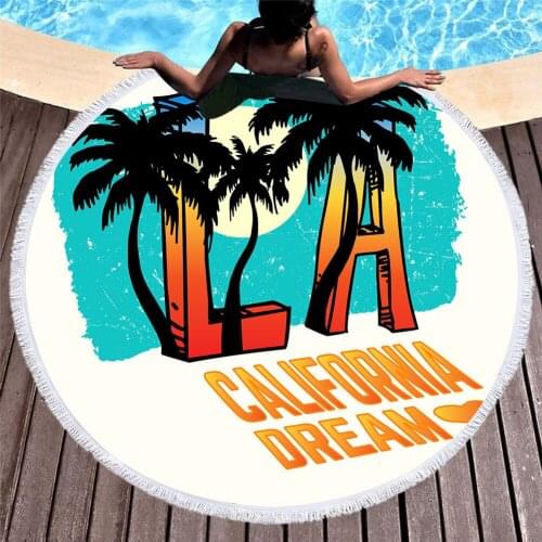 Microfiber printed beach towel, quick-drying bath towel, hot spring swimming towel, dry hair towel, sports absorbent