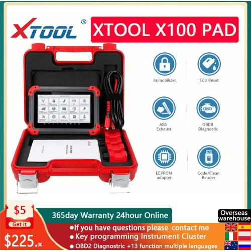 OBD2 XTOOL X100PRO2 X100 PAD Auto Car Key Programmer With Oil Rest Tool And Odometer Adjustment X100PAD 100% Original