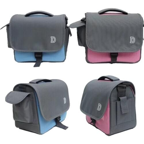 Pink/Blue Travel DSLR Shoulder Camera Bag For Nikon D850 D820 D810 D810A D800E D760 D750 D620 D610 D500 Universal Bag