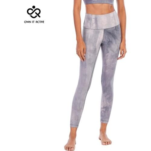 Yoga Leggings Women Tie Dyed High Waist Push Up Hips Gym Pants Fitness Leggins Quick Dry Sports Trousers Running Pants