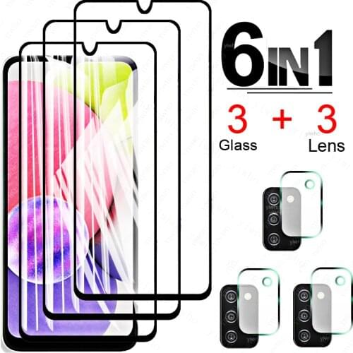 Tempered Glass For Samsung Galaxy A03S Screen Protector HD Protective Phone Camera Lens Film For Samsung Galaxy A03S