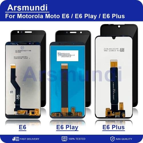 For Motorola Moto E6 / E6 Play / E6 Plus LCD Display Touch Screen Digitizer Assembly Replacement LCDs + Tools