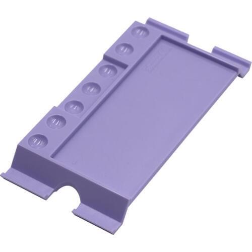 1pc Dental material Mixing Stand Dental lab 7 Slot plastic Palette Watering Plate Purple Mixing Plate Stain Powder Mixing Tools