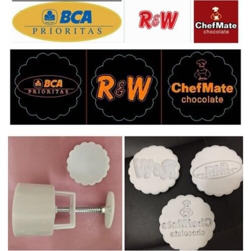 100g 125g 150g Customized logo Round shape tradition mooncake Mould plastic hand pressure chinese moon cake mould