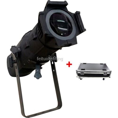 4pcs + Road Case Zoom Stage Led Profile Spot Light 200w 300w COB Led WW / CW / 2IN1 3IN1 4IN1 Led Ellipsoidal Studio Spot Light
