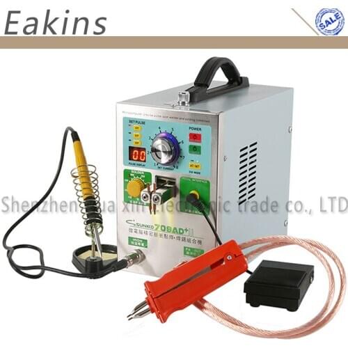 709A Pgraded Version 709AD+ Multi-pulse Precision 18650 Battery Spot Welding Machine With 70B Spot Welding Pen Soldering Iron