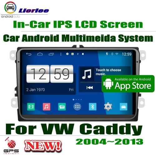 9" HD Full Touch IPS LCD Screen Android 8 Core For Volkswagen VW Caddy 2004-2013 Car Radio Stereo Audio Video GPS Navigation