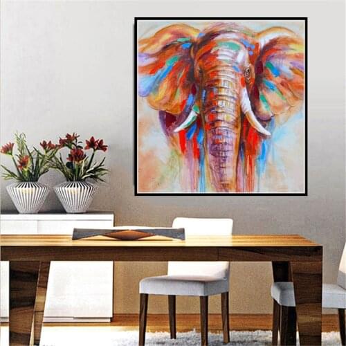 DIY Diamond Embroidery 5D Elephant Diamond Mosaic Diamond Painting Decoration Home Decoration Wall Decoration Childrens Gift