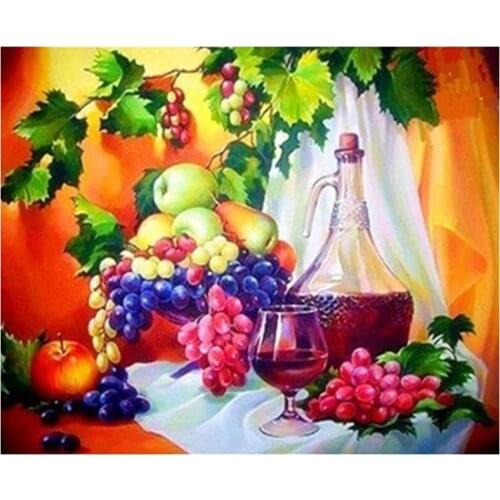 Diamand Painting Food Diamond Painting 5D Full Embroidery Kit Diamond Painting Full Drill Kits Rhinestone