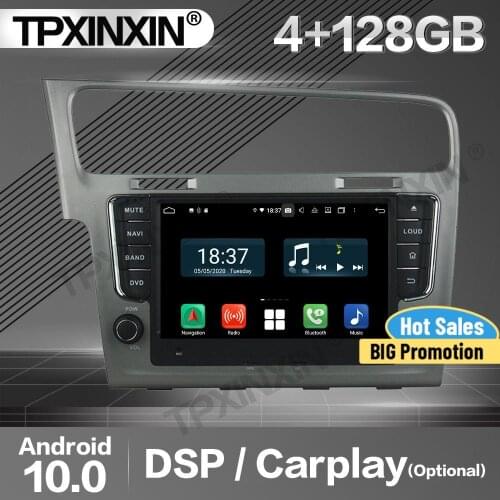 128G Apple Carplay Car Radio 2 Din Stereo Receiver Android For VW Golf 7 2013 DSP GPS Navigation Player Audio Recorder Head Unit