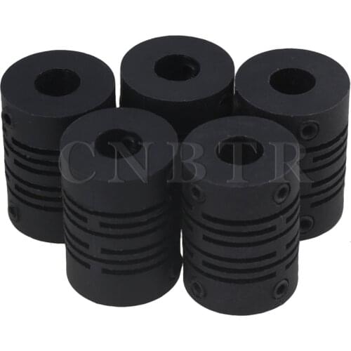 CNBTR D15L21 Encoder Coupling Plastic Elastic Coupling Motor Coupler 6x6mm Set of 5