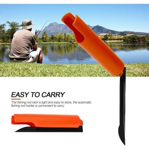 Fishing Rod Holder Stand Pole Holder Fishing Ground Insertion Bracket Portable Fishing Pole Rack Fishing Gear Tackle Accessories