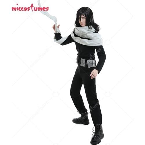 Boku no Hero Academia Shota Aizawa Eraser Head Cosplay Costume with Scarf