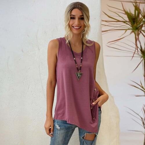 Summer New T Shirt Women Clothes O Neck Sleeveless Streetwear Loose Casual Plus Size Tops Oversized Tee Shirt Femme