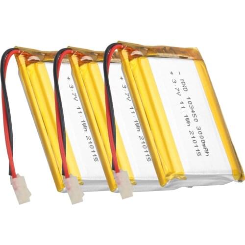 103450 3000mAh Lipo Polymer Lithium Rechargeable Battery For GPS navigator GPS MP5 Bluetooth Speaker headset camera e-book