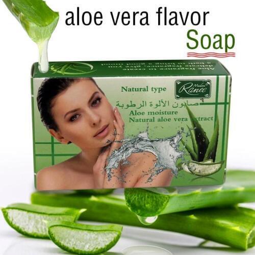 Natural Aloe Bathing Soap Body Cleaner Skin Care Makeup Remover Whitening Moisturizing Face Wash Deep Cleansing Soaps Dropship