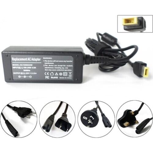 New 20V 2.25A 45W AC Adapter Battery Charger Power Supply Cord For Lenovo IdeaPad U330p U330t U430p U530 ADLX45NCC3A 0C19880
