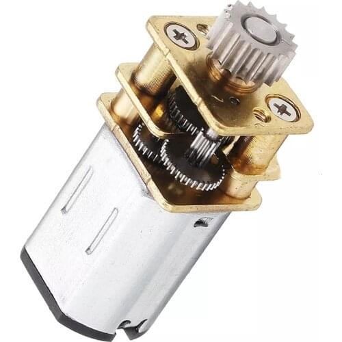 Industrial) N20 DC gear Motor 3V 6V 12V Gear cutting 1:298 3D drawing pen graffiti 16RPM-67RPM Smart printing pen small motor