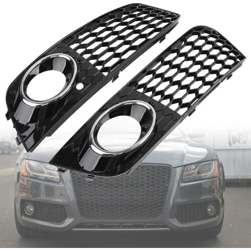 Fog Light Grille Grill Cover for Audi A4 B8 RS4 8KD807682 Durable Compact