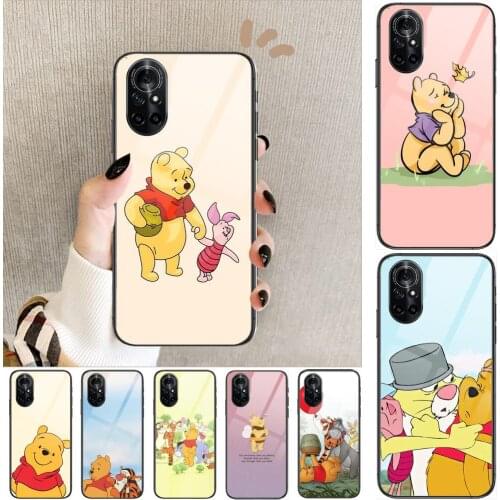Winnie Vigny Lovely girl Clear Phone Case For Huawei Honor 20 10 9 8A 7 5T X Pro Lite 5G Black Etui Coque Hoesjes Comic Fash