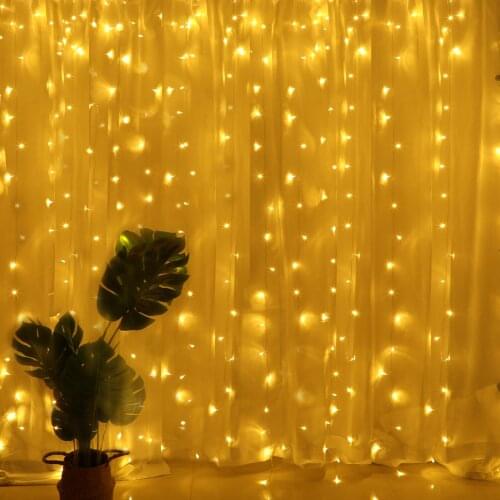 Led String Light Outdoor Fairy Lights Garland on The Window Christmas Light Decoration for Home Garden Curtain Lamp Decor Room