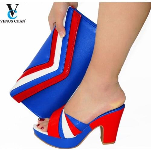 Summer 2021 Italian design Shoes With Matching Bag Hot Wedding With High Heel shoes and Bag